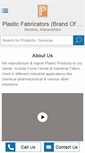 Mobile Screenshot of plasticfabricators.net